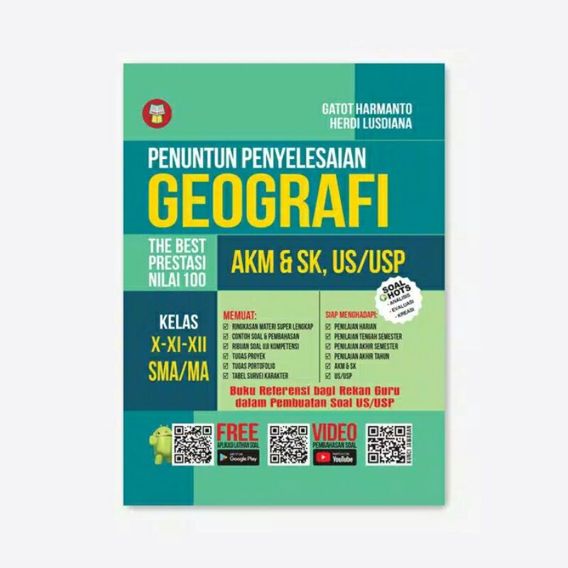 Buku Penuntun Penyelesaian Soal Akm Geografi Sma Shopee Indonesia