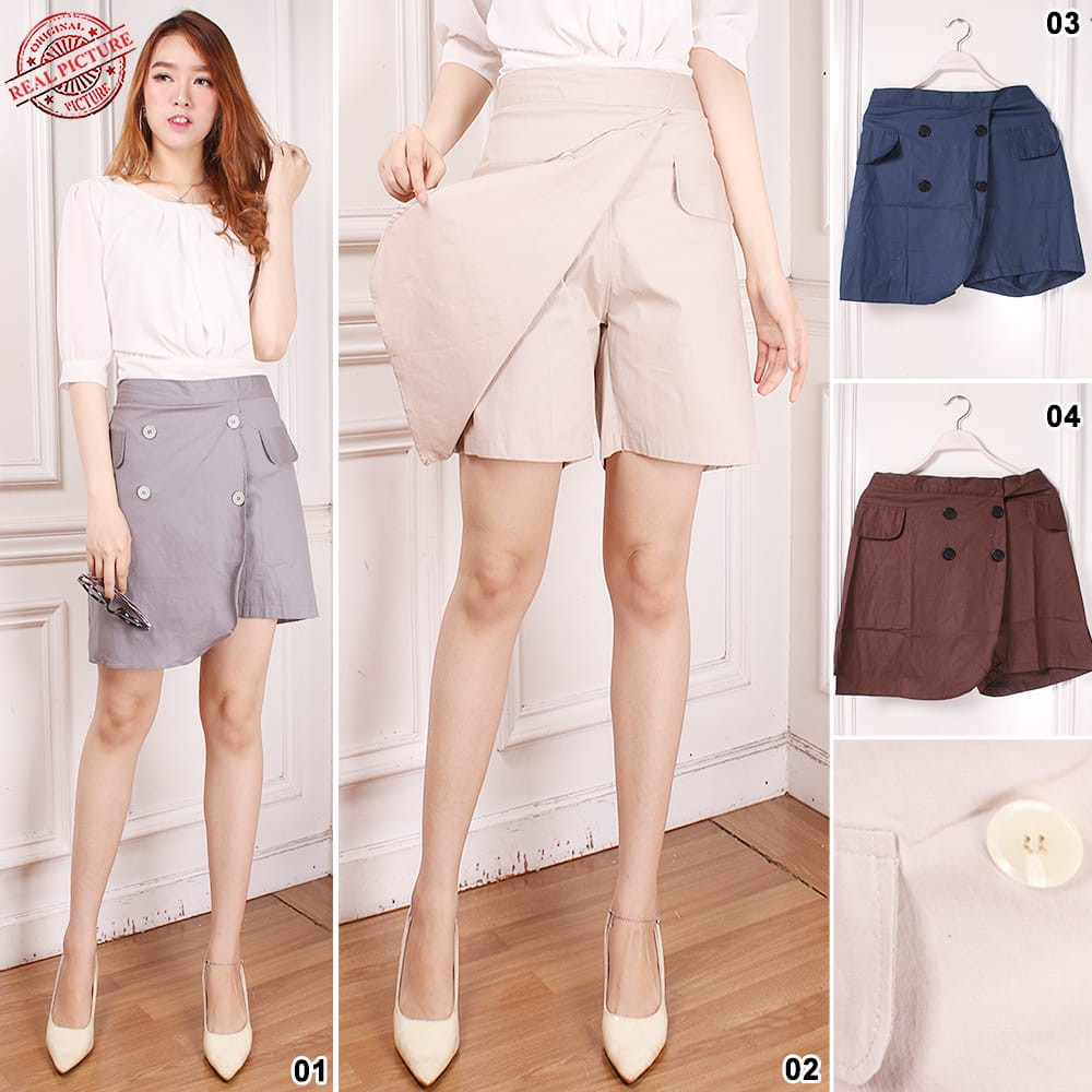 SB Collection Celana Pendek Patricia Hotpants Rok Casual Jumbo Wanita