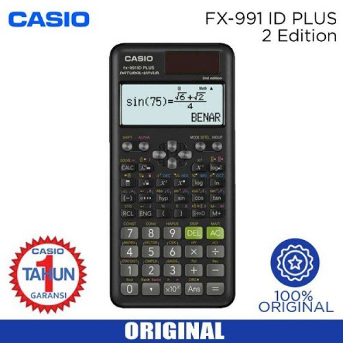 

Kalkulator calculator scientific casio fx-991 ID plus fx991Id plus ori