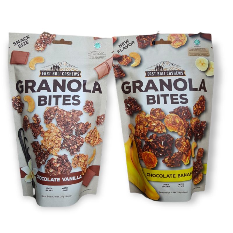 

GRANOLA BITES EAST BALI CASHEW 125 GR