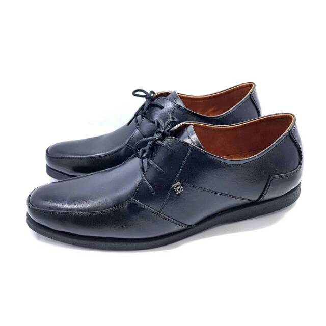 SEPATU PRIA BALLY PANTOFEL KERJA FORMAL TALI KULIT ASLI