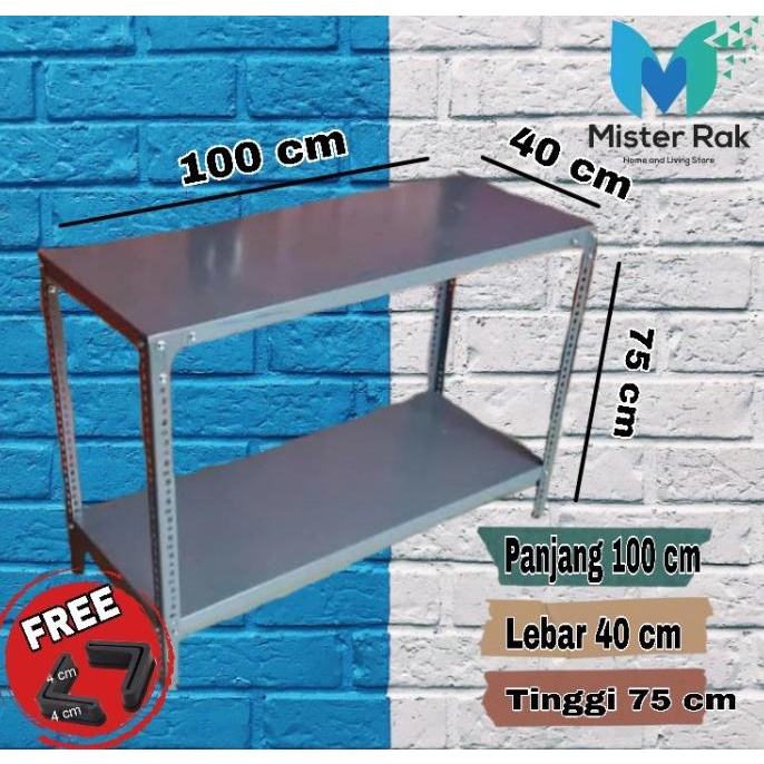 Ready stock] meja kompor 2 tungku meja kompor gas meja kompor stainless rak kompor