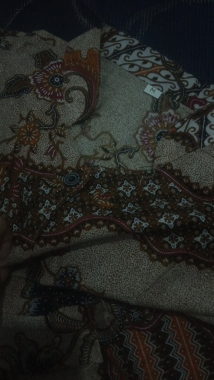 Atasan Batik Wanita / Blouse Batik Wanita Lengan Panjang Blouse Kancing Depan