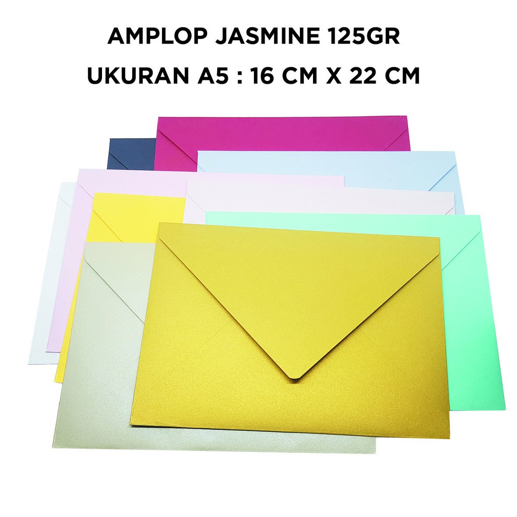 

Ready Stock Amplop Jasmine Besar Ukuran A5 16 x 22 cm Harga Murah