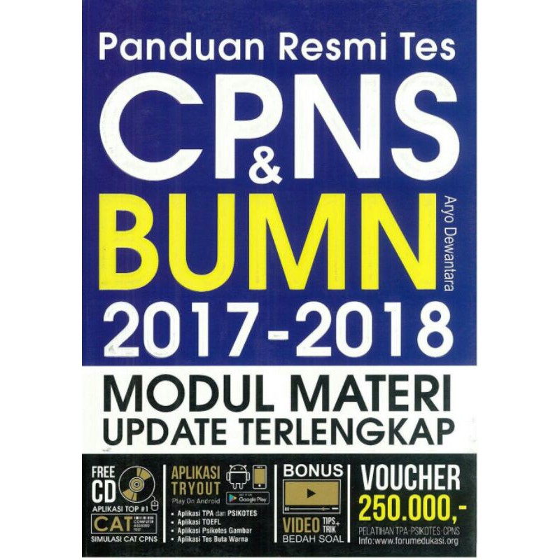 MODUL TES CPNS DAN BUMN MATERI TERLENGKAP 2020/2021