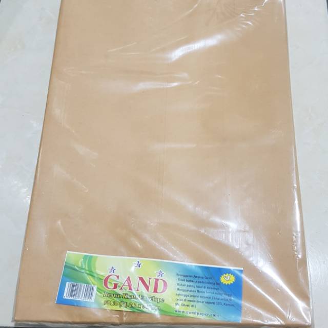 

Amplop coklat folio Gand
