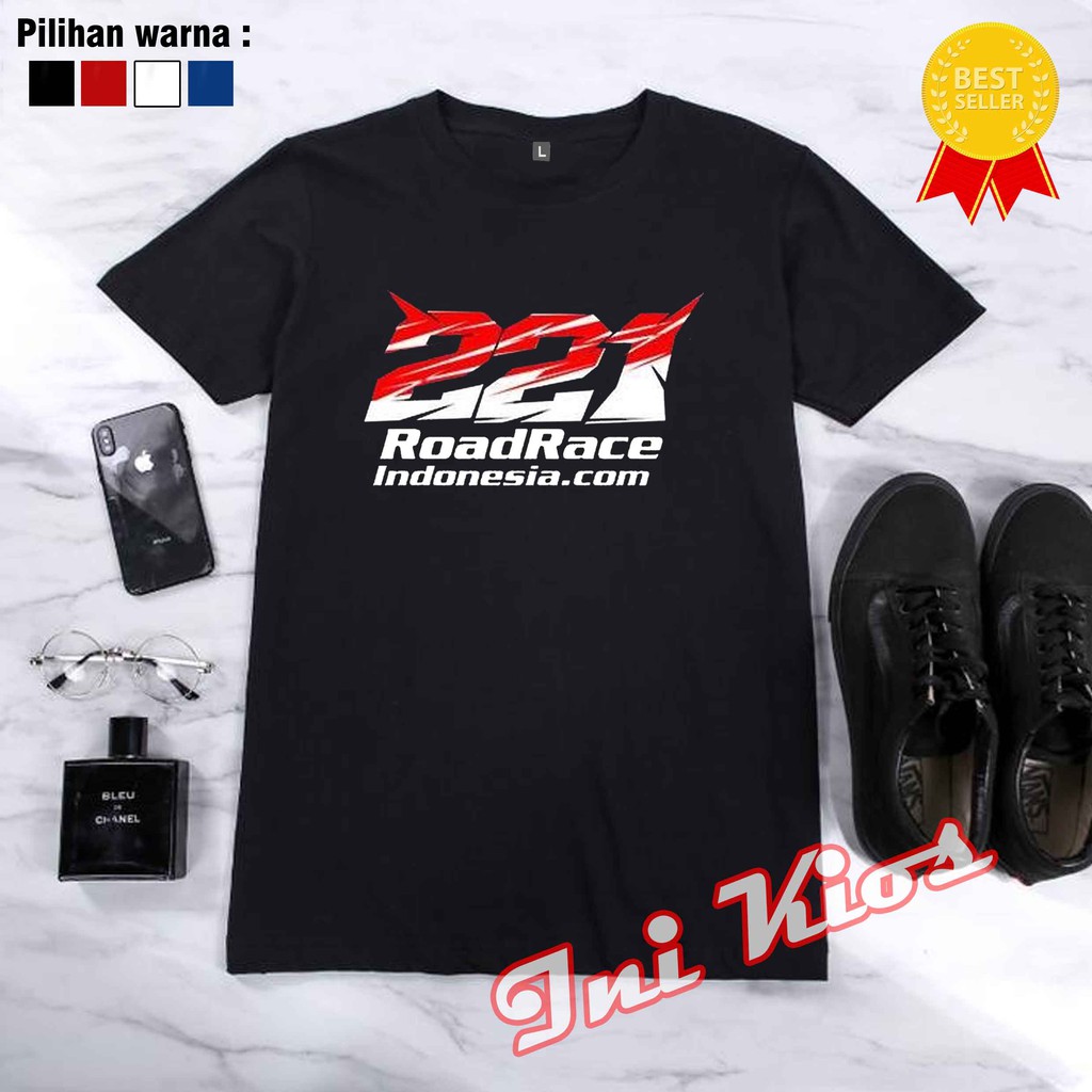 KEREN Baju Kaos 221 ROADRACE INDONESIA 221 ROAD RACE keren pria wanita Custom DISTRO NEW