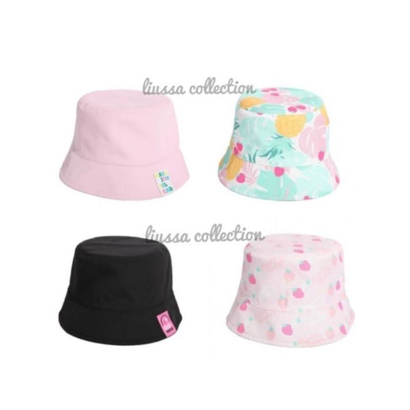 Topi Miniso - Passion Island Double Sided Bucket Hat