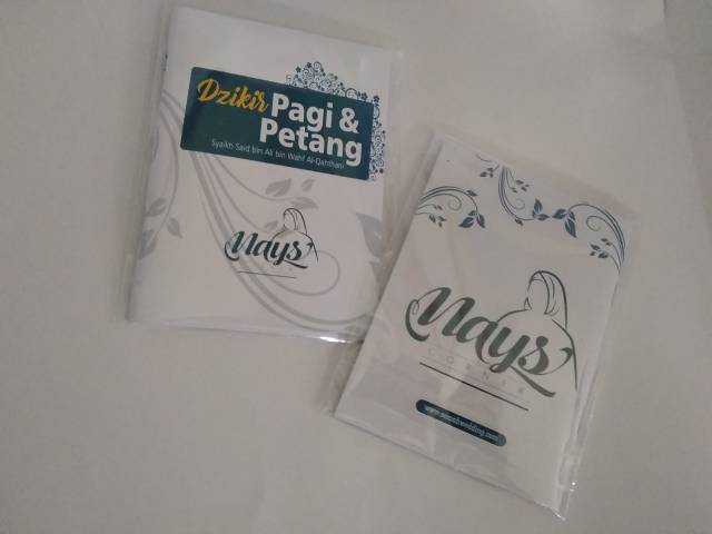 Souvenir Buku Dzikir Pagi petang Syeh Al-Qahthani Ukuran Besar