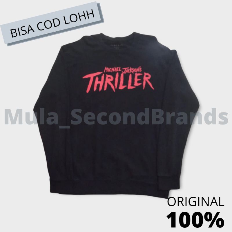 SWEATER CREWNECK ZARA MAN x MICHAEL JACKSON'S | BISA COD