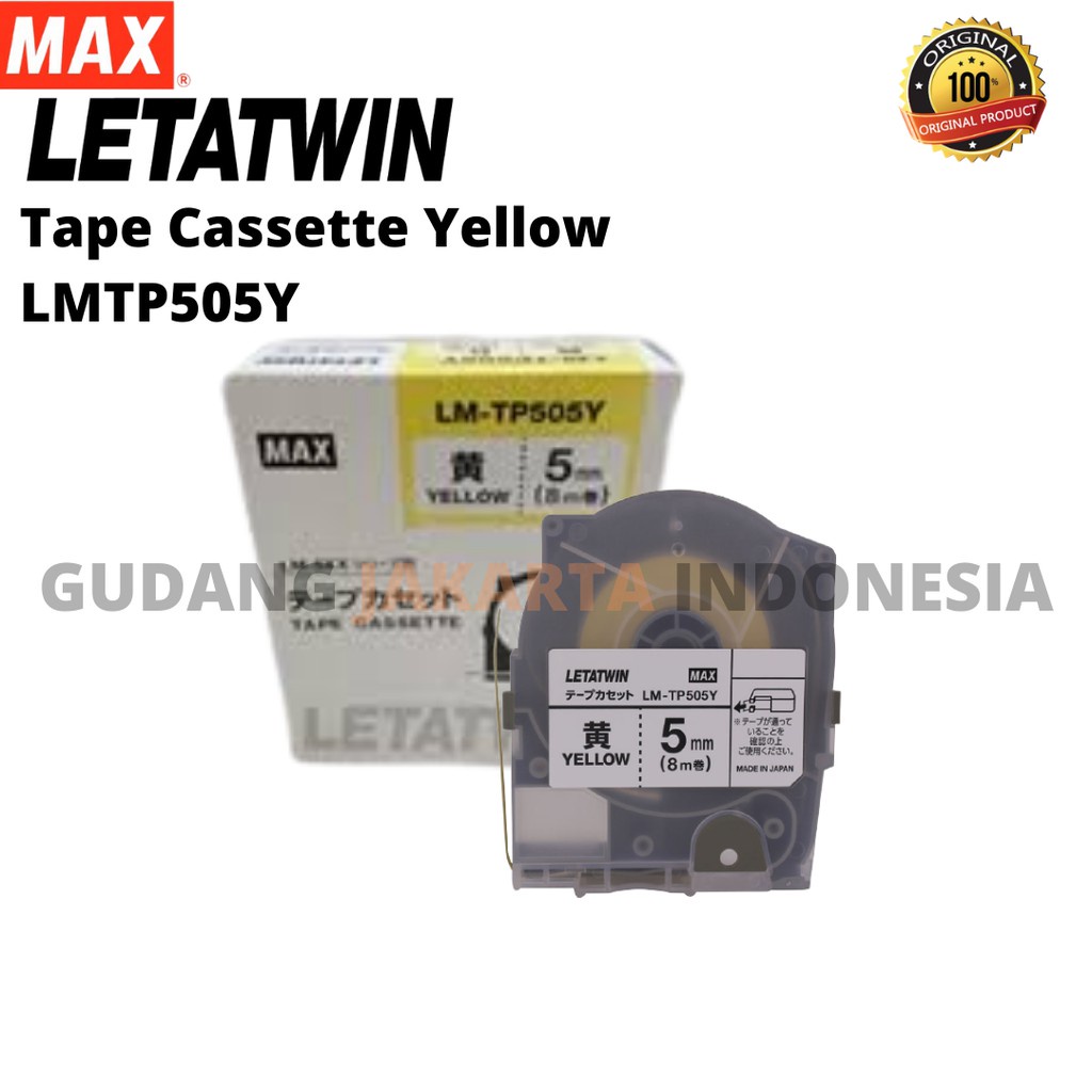 

Letatwin Label Max LM-TP505Y - Tape Cassette