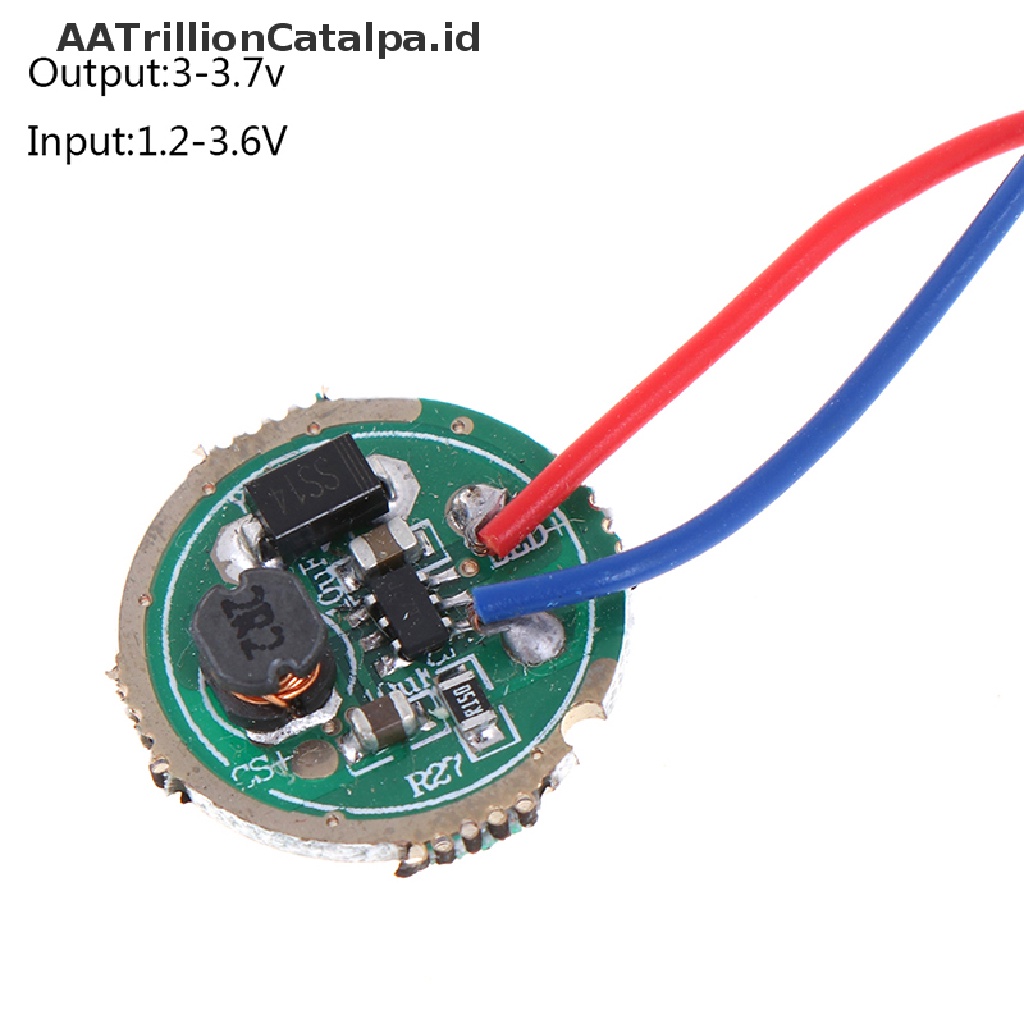 1 Pc Driver Lampu Senter LED 3W 17mm / 20mm DC3.7V 1 Mode 5