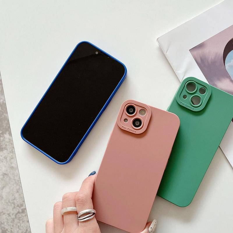 Case Pelindung Lensa Bahan Silikon Untuk iPhone 7 8 Plus SE 2020 X XR XS Max 11 Pro Max