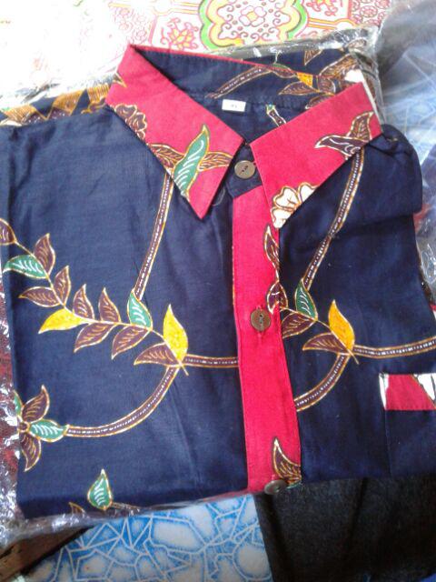 Qnunbatik Batik Keluarga/family Gamis Muslim Adelia Madura Hitam