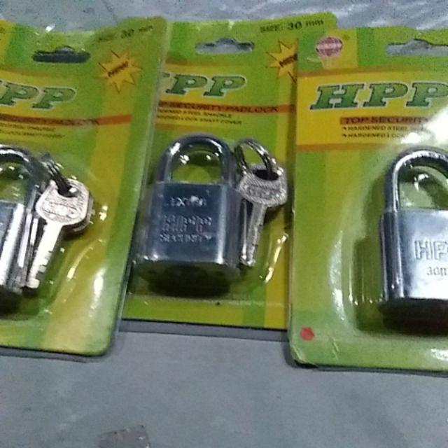 Gembok Putih 30 Mm Leher Pendek Hpp