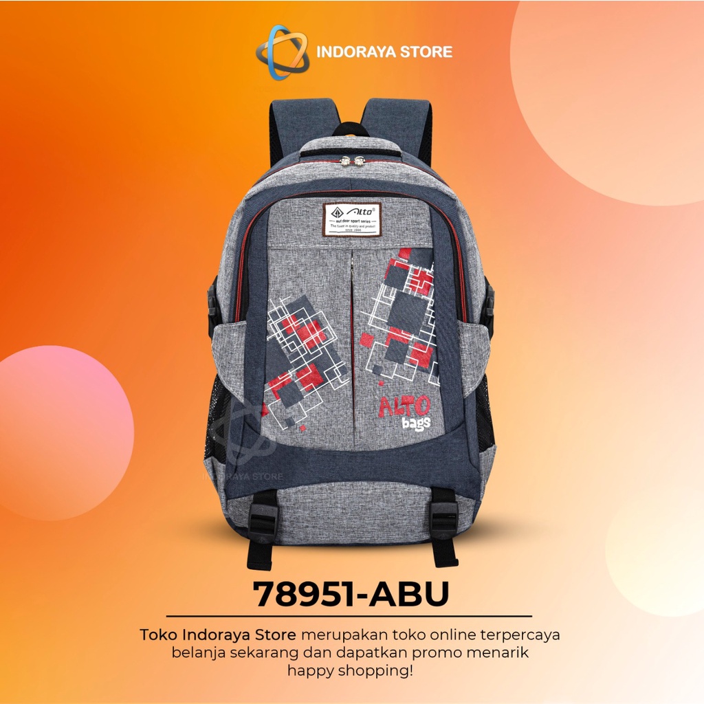 ALTO Tas Ransel Sekolah Anak Perempuan Tas Ransel Anak Laki laki Polyester Nilon Premium Import High Quality