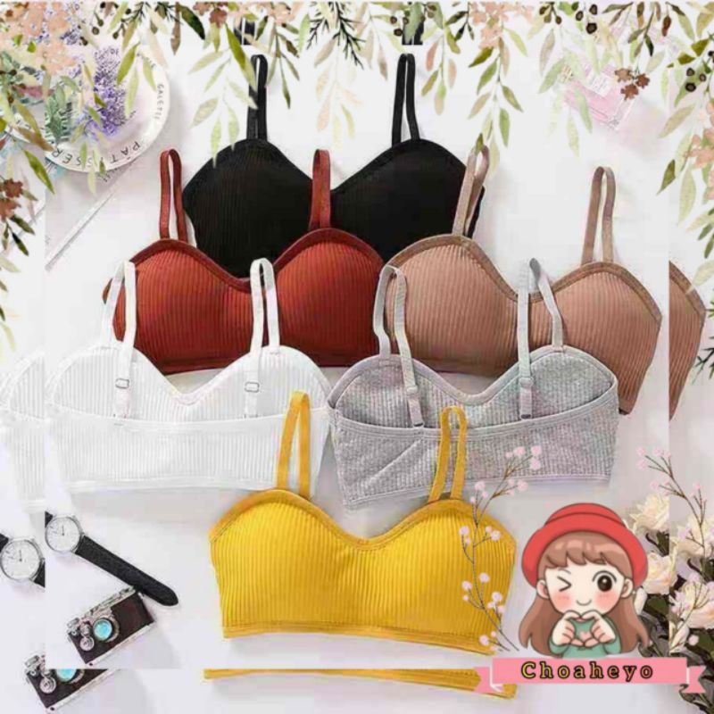 choaheyo_007 sport bra wanita tanpa kawat elastis bra wanita sexy bra wanita murah bra sport bra bym