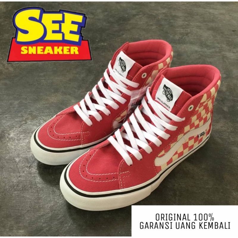 Vans Sk8 Checkerboard Pro Desert Rose