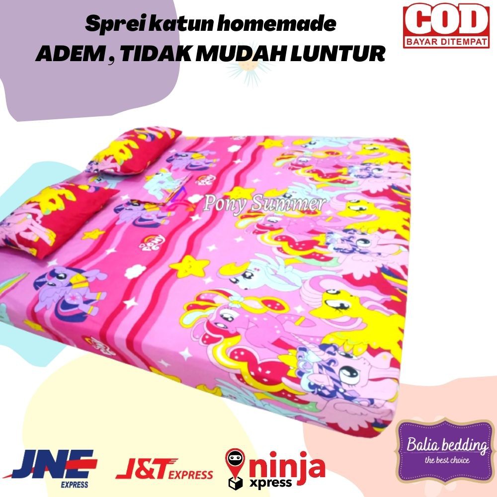 sprei kuda pony seprei poni 180x200 160x200 120x100 homemade katun aden nyaman untuk kamar tidur