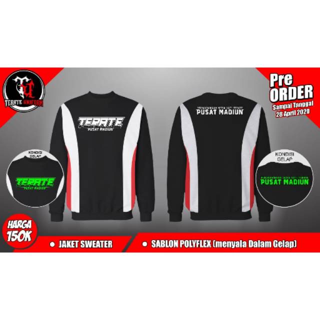JAKET SWEATER PSHT - Glow in the dark