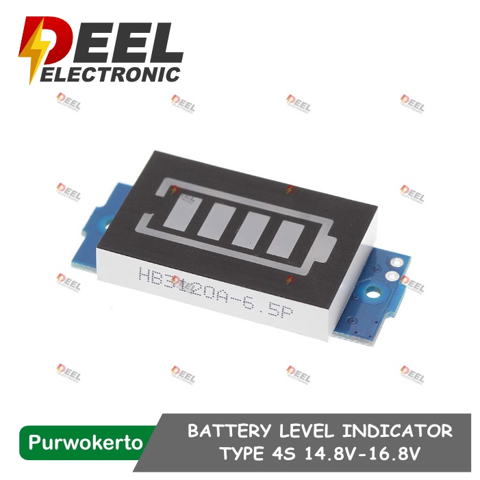 BATTERY LEVEL INDICATOR MODULE TYPE 4S 14.8V - 16.8V FOR BATTERY 18650
