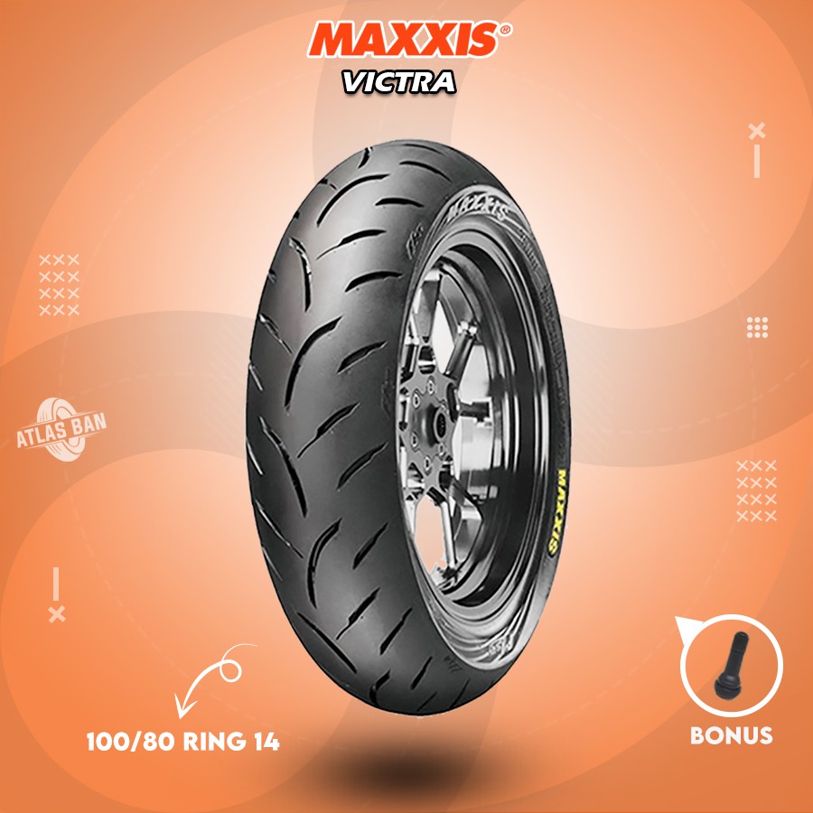 Ban Depan Tubles Motor HONDA PCX MAXXIS VICTRA 100/80 Ring 14 Tubles