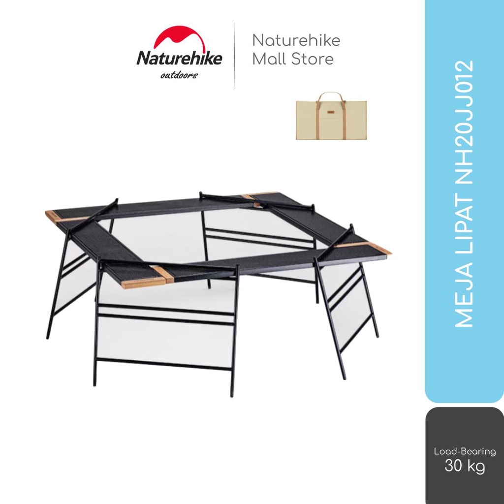 MEJA LIPAT NATUREHIKE NH20JJ012 PORTABLE CAMPING BBQ OUTDOOR GUNUNG TENDA PIKNIK TRAVELLING