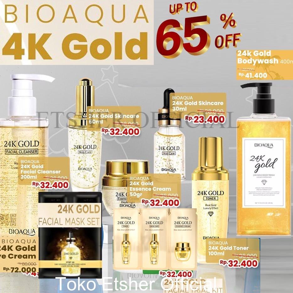 『Original』 Bioaqua Skin Care Paket 24K Gold ??