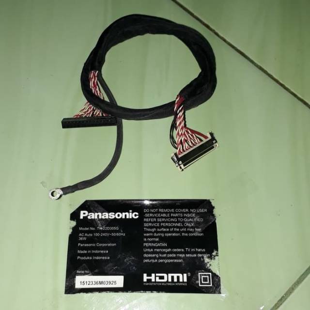 Kabel LVDS Original Panasonic TH22D305G 22D305G 22D305