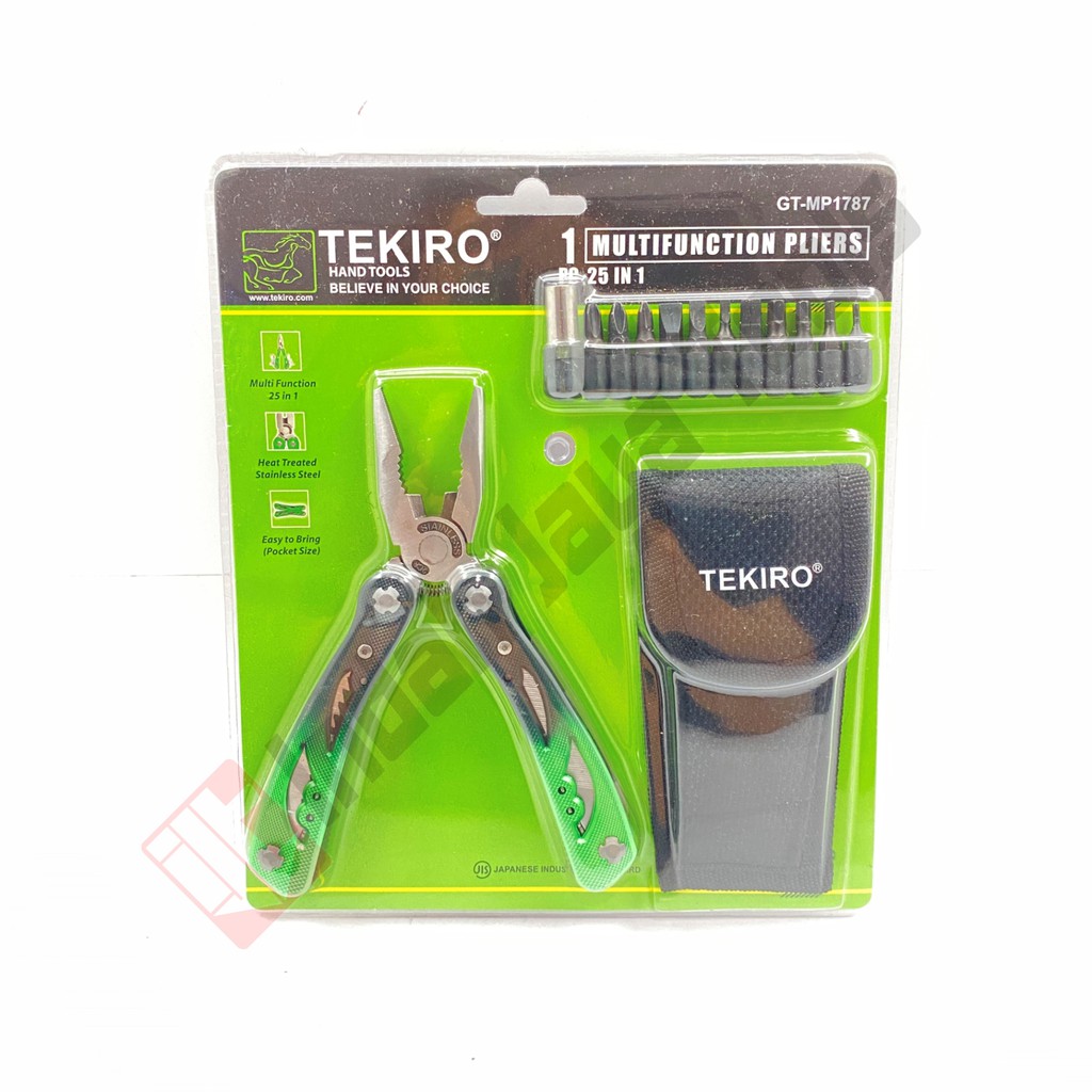 TEKIRO GT-MP1787 TANG LIPAT 25 IN 1 Multifungsi Obeng Set Toolkit