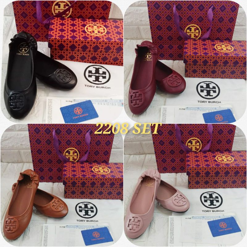 Flat Shoes TB 1set Lengkap Kode 2208 (order wajib upsize)