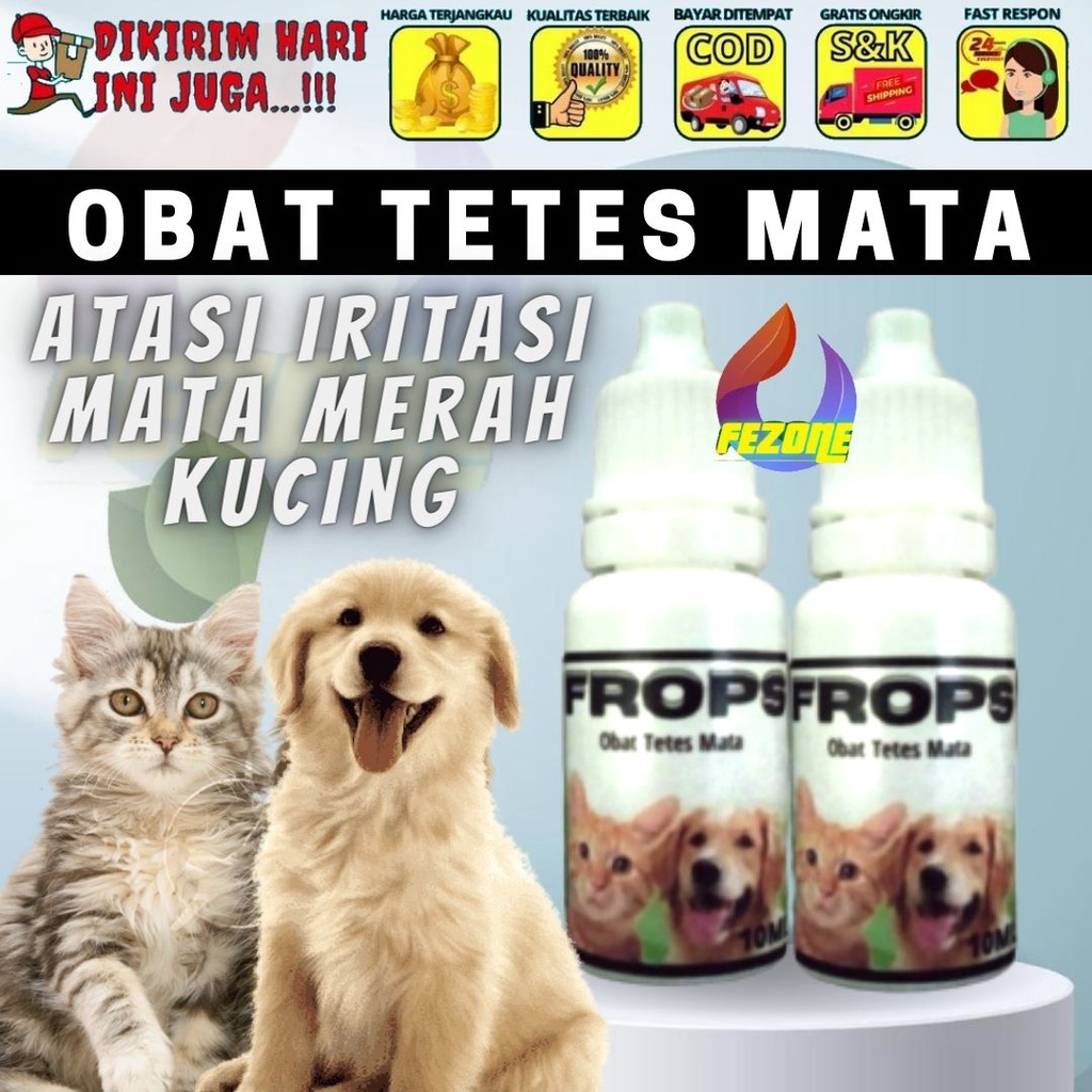 FROPS 10 ml / obat tetes mata kucing anjing / RAID ALL FEZONE