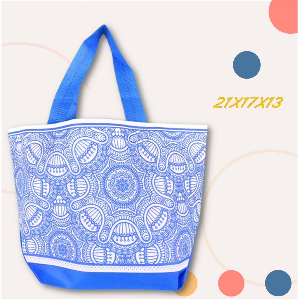 

Tas Spunbon Goodie Bag HSL SBLN 21x17x13 V 075 PW BATIK DESIGN 1 NN