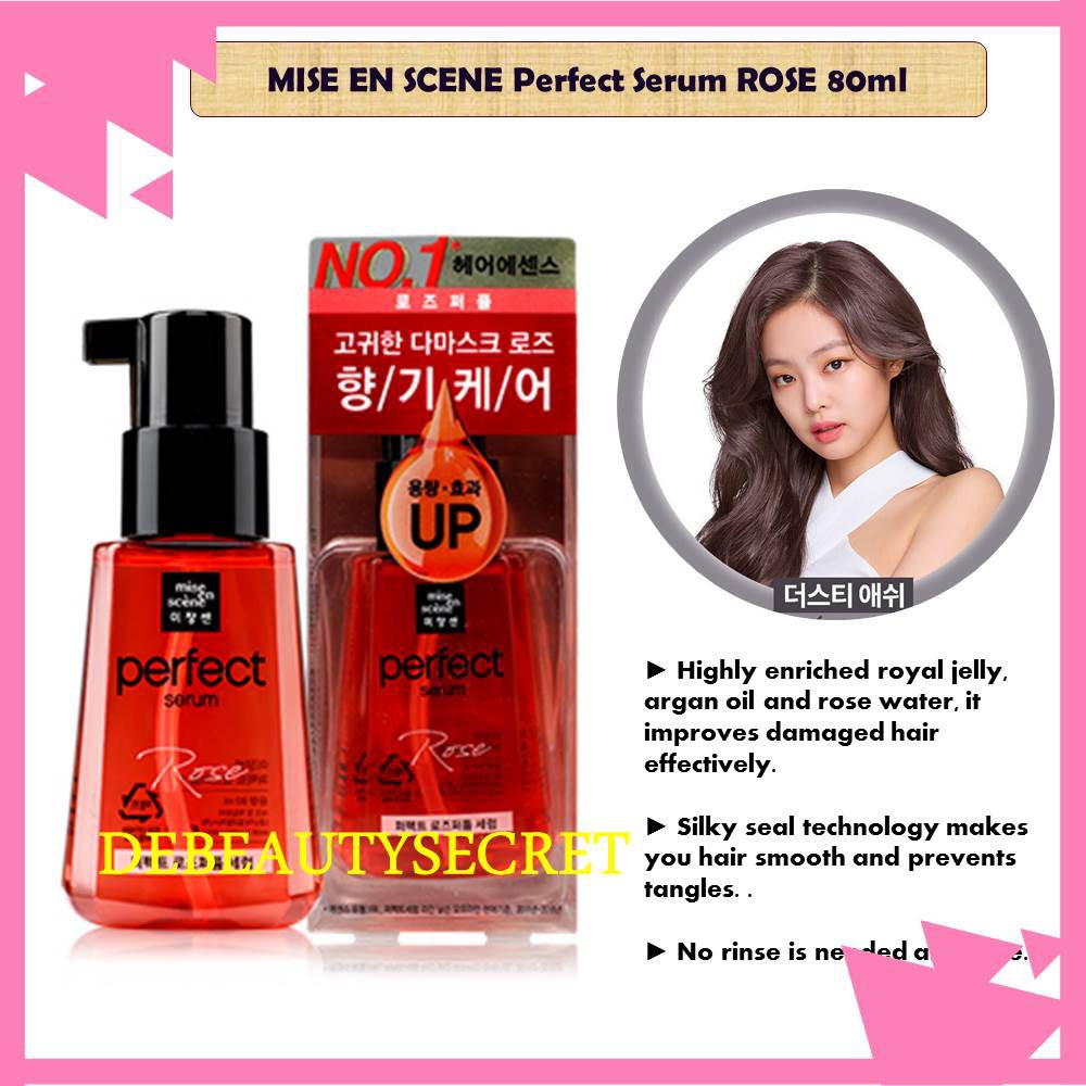 Jual Mise En Scene Perfect Repair Hair Serum Rose Edition Shopee Indonesia