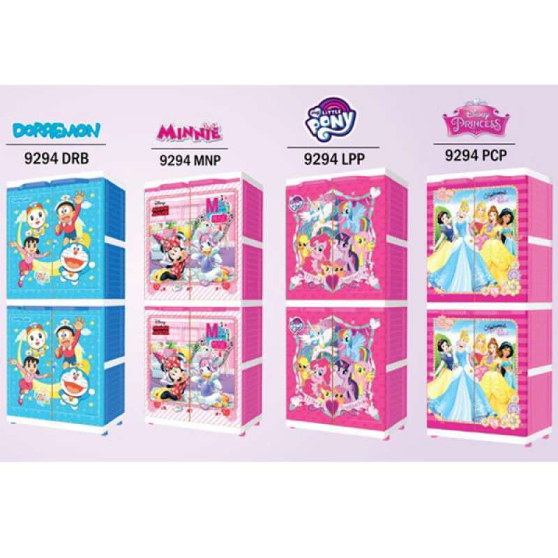 Lemari Plastik Karakter Naiba MSC Premium 9294