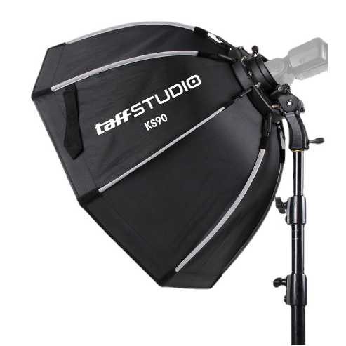 ASS Shop - TaffSTUDIO Payung Studio Octagonal Softbox Reflektor Flash 90CM - KS90