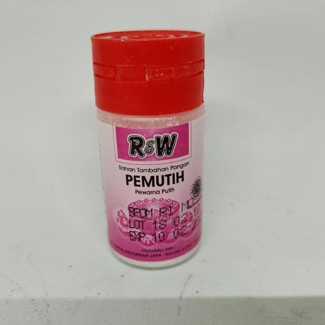 

Pemutih makanan rw botol