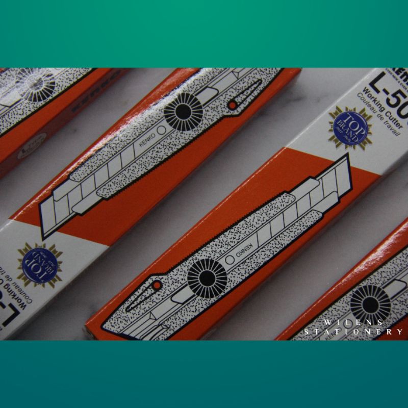 

CUTTER MERK KENKO L-500 ( ORIGINAL ) WARNA MERAH