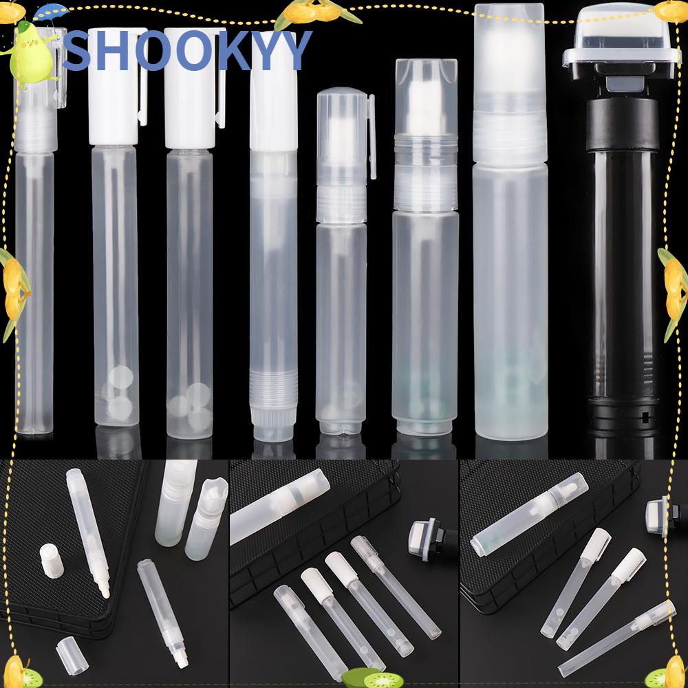 CHOOKEY Stationery Graffiti Pens Transparent Empty Rod Paint Pen Accessories Barrels Tube Repeatable Use Plastic Refillable ink Liquid Chalk Marker