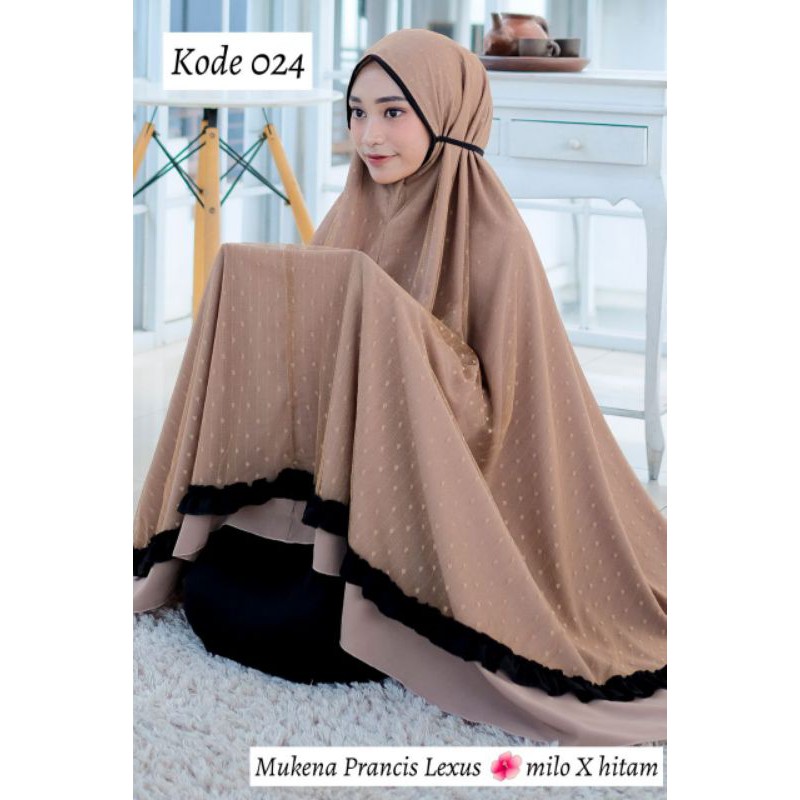 mukena Prancis lexus by dalanova