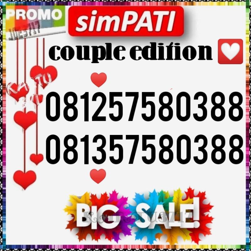 SIMPATI COUPLE SEPASANG 5758 0388
