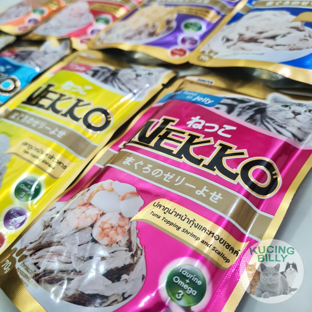 Nekko 70gr makanan kucing sachet