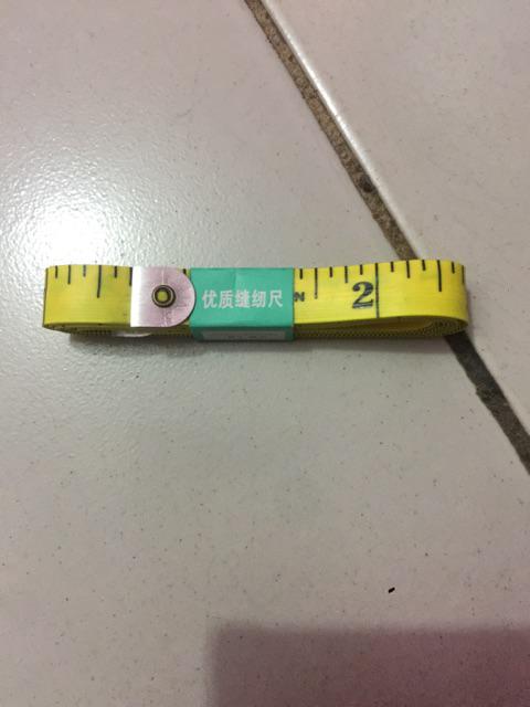 1pcs Pengukur Baju / Kain 1,5 Meter Ada Besinya Diujung