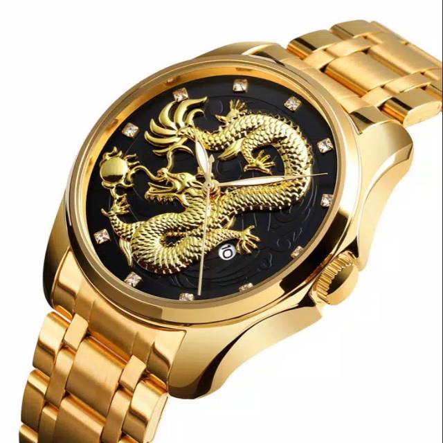 jam tangan pria naga 9193 skmeii