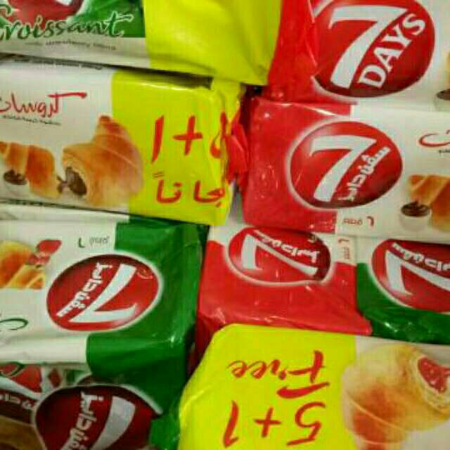 

Roti Croissant 7day 7days harga per pack termurah po