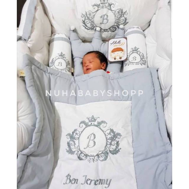 TERLARIS Bedding set bayi custom nama 