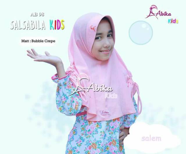 Jilbab anak AB 98 Salsabila Kids Abika