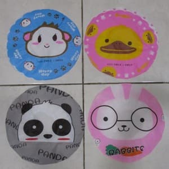 Shower Cap Karakter Lucu/Topi Mandi/Topi Keramas