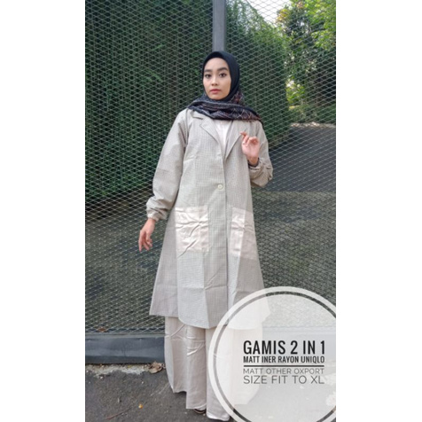 gamis 2in 1