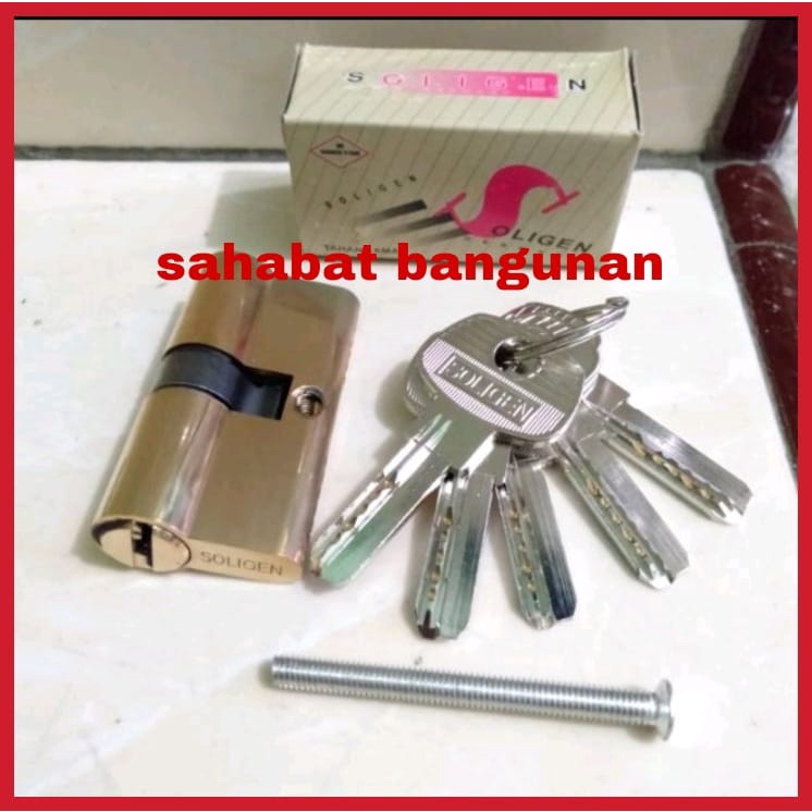 SILINDER KUNCI SOLIGEN COMPUTER 60MM - SILINDER KUNCI SOLIGEN 60MM - SILINDER KUNCI 60MM - SILINDER 